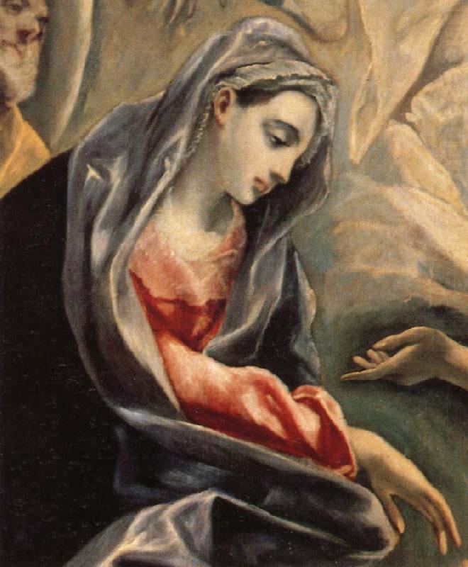 Details of The Burial of Count Orgaz, El Greco